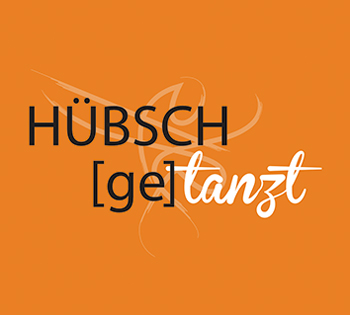 Hübsch [ge]tanzt | Petra Hübsch, Logo